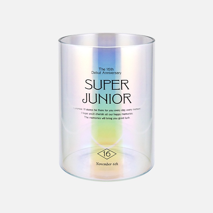 SUPER JUNIOR Memory Aurora Glass SET_16th ANNIVERSARY MD 